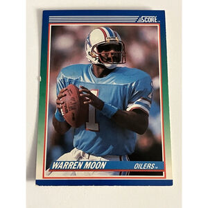Warren Moon 1990 Score #105 Houston Oilers Football Trading Card